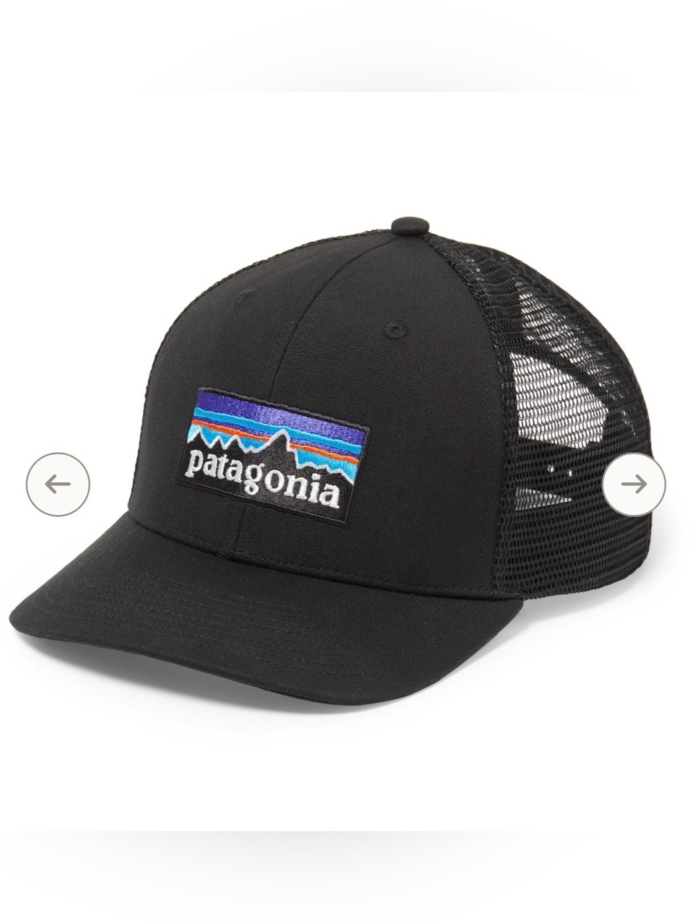Patagonia Netplus Mesh Back Trucker Snapback Cap Black OS